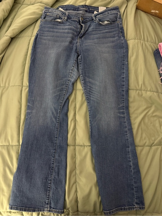 Signature by Levi Strauss Denim - Signature by Levi Strauss Medium Blue Flared Wide-Leg Jeans